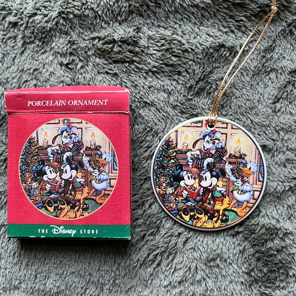 Disney Holiday Mickey Mouse Christmas Ornament Vintage 1997
